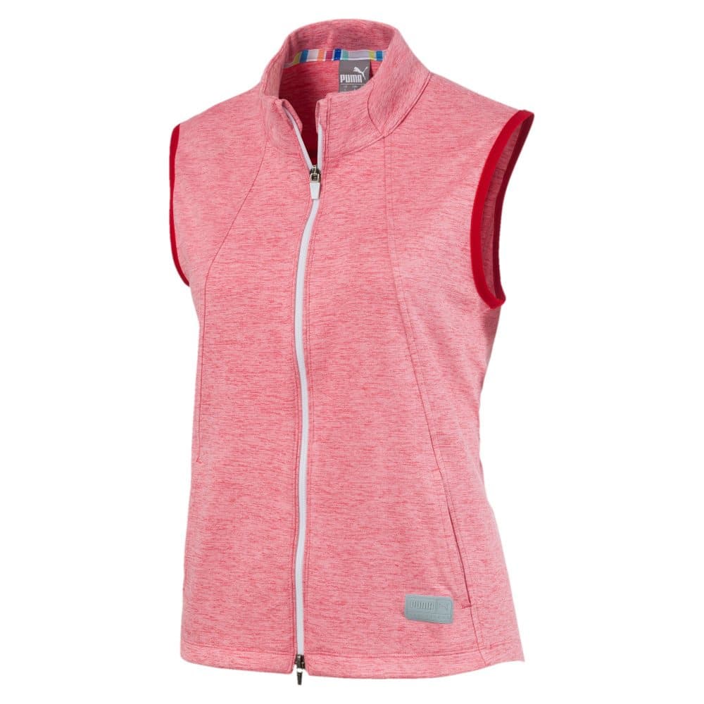 Puma Golf W Warm Up Golfväst Rapture Rose