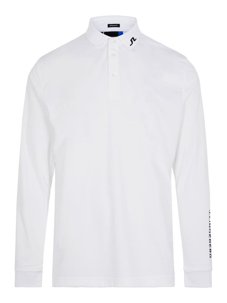J Lindeberg Golf Tour Tech TX-Jersey LS Vit