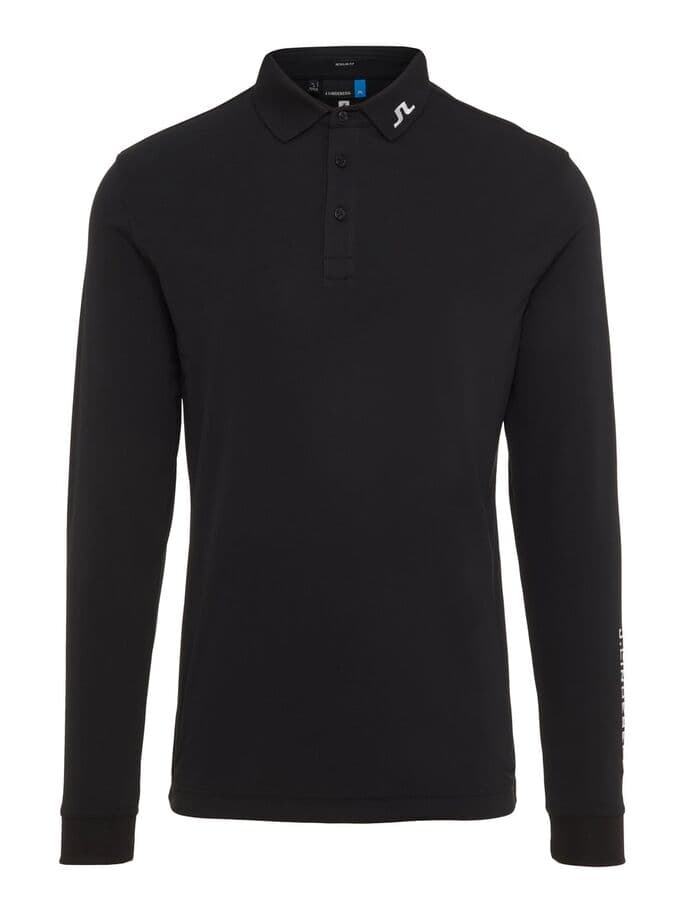 J Lindeberg Golf Tour Tech TX-Jersey LS Svart