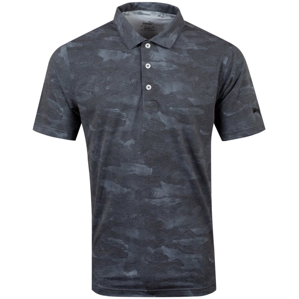 Puma Golf Solarized Camo Polo Black