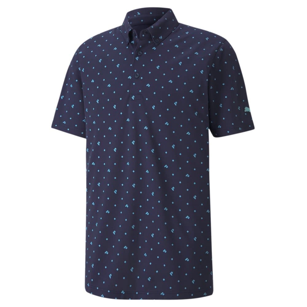 Puma Golf Pique P Polo Marin