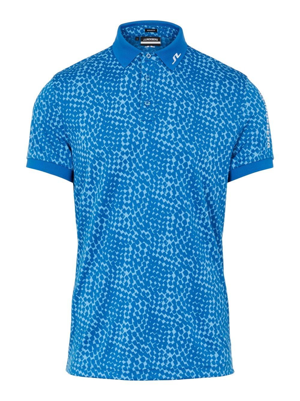 J Lindeberg Golf Tour Tech Graphic Polo