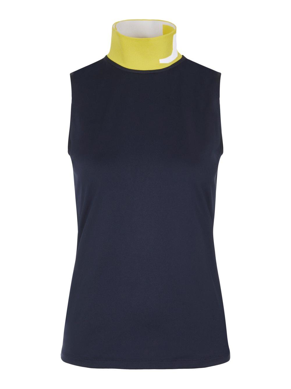 J Lindeberg Golf Lou Sleeveless Top Navy