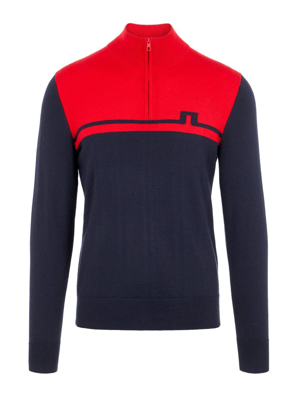Golftröja J Lindeberg Theo Zipped