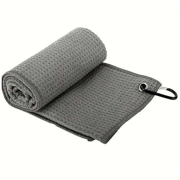 Mindre golfhandduk 30 cm grå