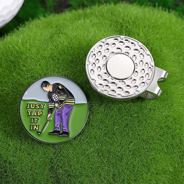 Markeringsknapp & hat clip - Just tap it in