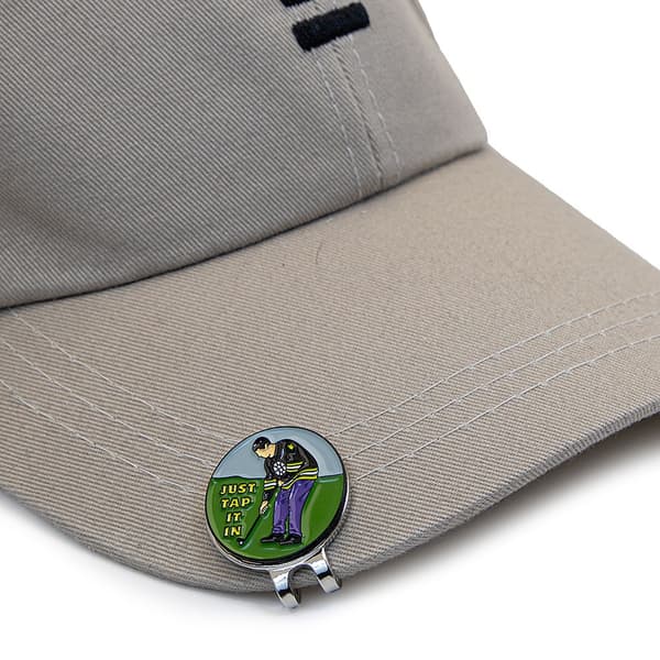 Markeringsknapp & hat clip - Just tap it in