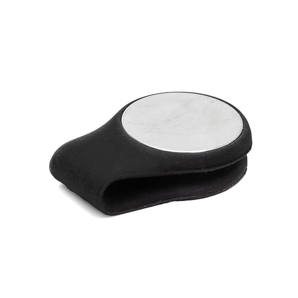 Hatclip i silikon med markeringsknapp