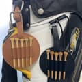 Pikkukuva 2 / 7: INF PU-nahkainen golf-paidan pidike, jossa 5 aukkoa golfkassille