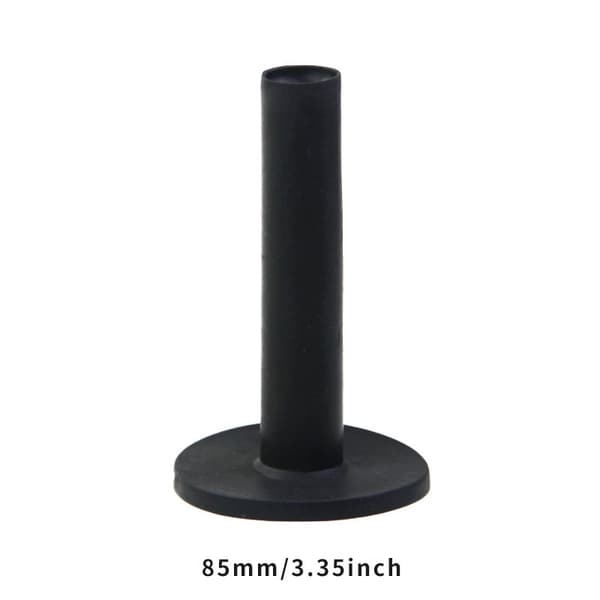 INF Gummi golf tees til driving range 3 størrelser 58/68/85 mm 3-pak Sort
