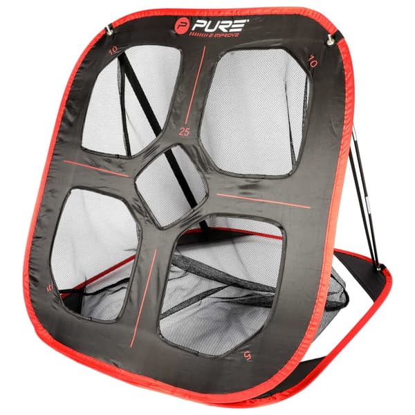 Pure2improve Pop-up-golfharjoitusverkko 82x80x88cm Musta