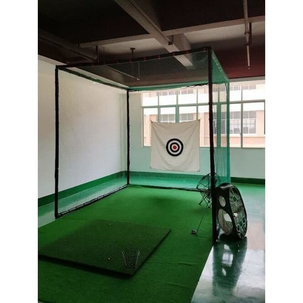 Lynx Sport Mål Netto Golf Cage 3x3x3 M Grøn