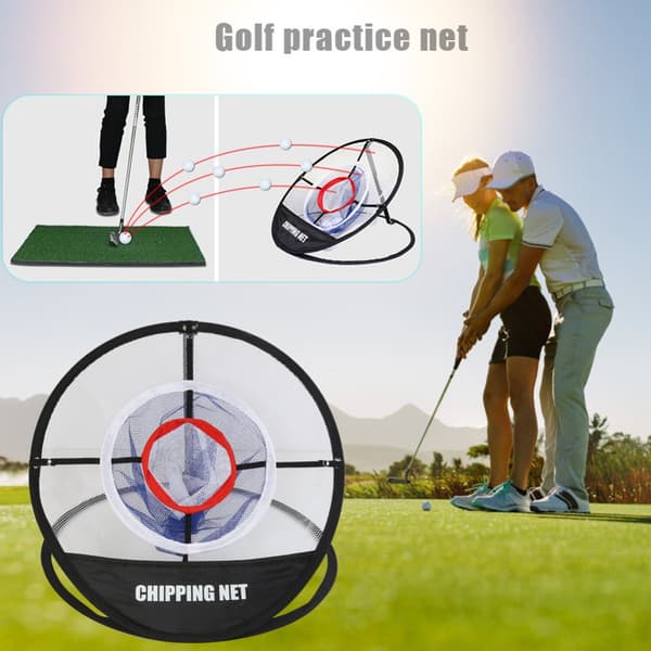 INF Tri-Turf Golf Chipping Net til indendørs og udendørs træning 0