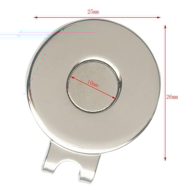 INF Golf Hat Clip med Marker - 3-Pack | 25 mm