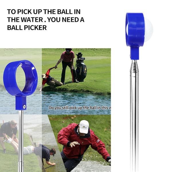 INF 6FT golfbold retriever, teleskopisk boldvælger til golfspillere