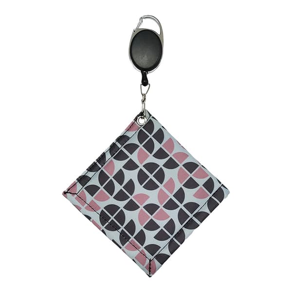 INF Premium Mikrofiber Golfhåndkle med Karabinkrok Rosa
