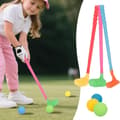 Pikkukuva 8 / 9: Yleinen lasten golfsetti, taaperoiden golfsetti, taaperoiden golflelusetti, kannettava ulkoilulelu takapihan harjoitteluun, perhepeliin