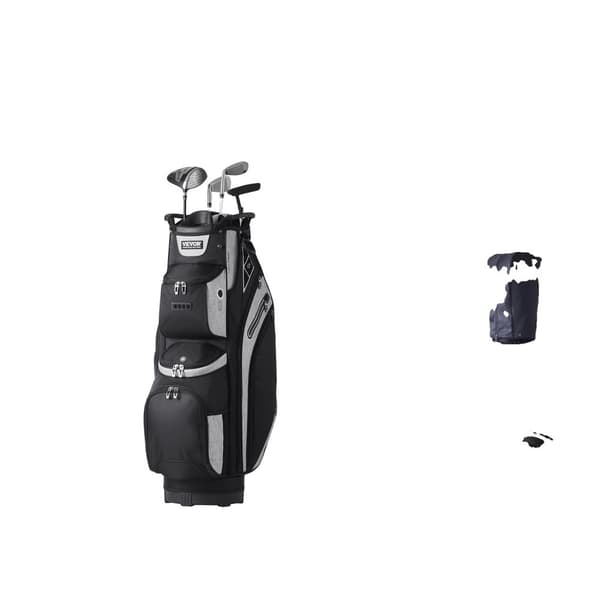 Golfkärryn laukku, 14-osainen järjestäjäjakaja, kestävä 600D polyesteri,36 tuumaa