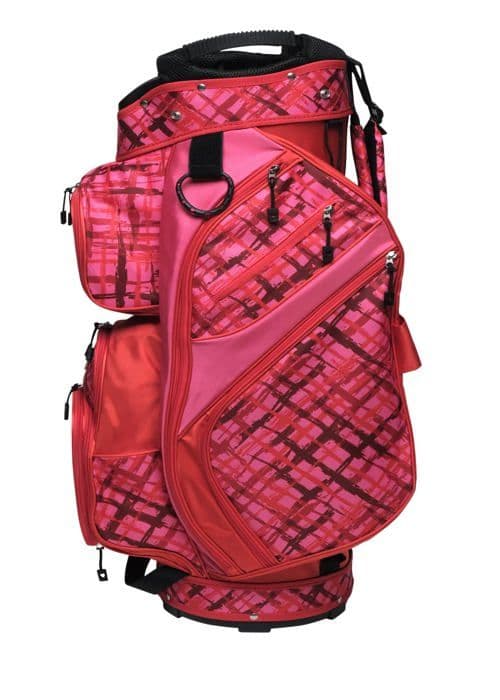 Golfväska Glove it - Gb417 - Lätt Golfväska för Kvinna, 2,7 kg, 15-vägs separator, 9 fickor Hibiscus, Cart Bag