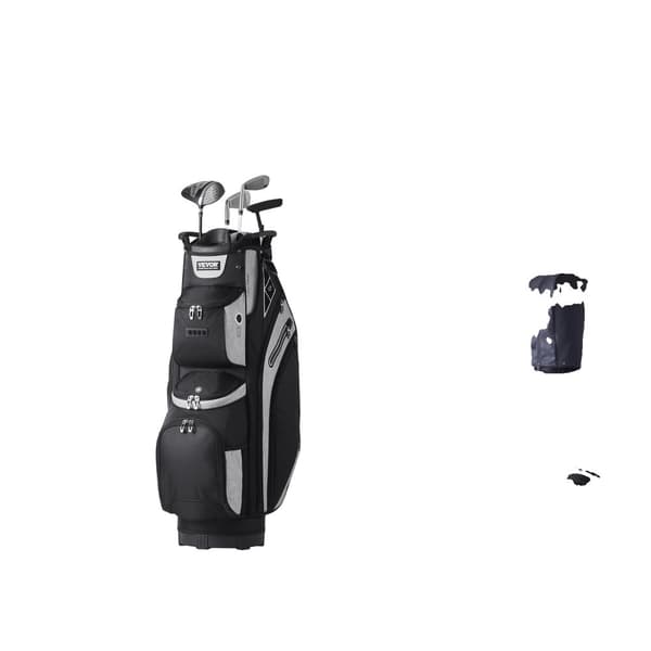 Golfvognstaske, 14-vejs organiseringsskillevæg, holdbart 600D polyester,36 tommer