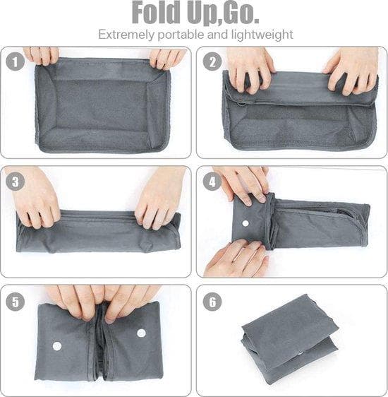 Travel Organizer Storage Påsar - Uppsättning av 8 - Buckard Packaging Set - Lagringssaker - Portabel bagagearrangör - Klädsko Tidy Bag - Blue