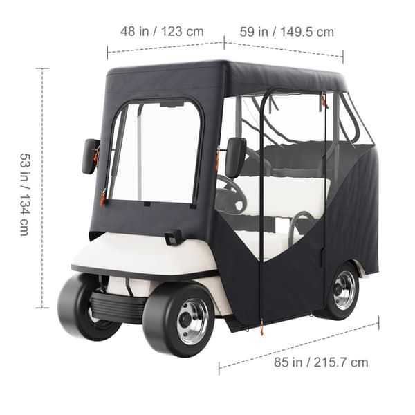 Golfkärryn suoja, 420D polyesterimateriaali, yleismalli, 95x48x60 tuumaa