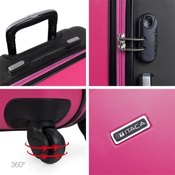Vagn 50Cm Itaca Tiber Färg Fuchsia-antracit