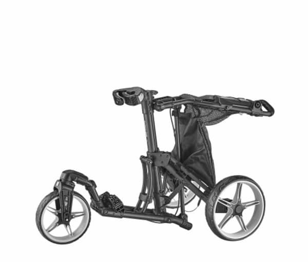 Caddytek - CP-1-S-8DG - CaddyLite One Swivel V8 Mörkgrå Unisex-Vuxen Golfvagn, Svart, One Size