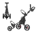 Miniatyrbild 1 av 4: Caddytek Golf Cart - CP-115-3BLK - CaddyLite 3-Wheel Golf Cart 11.5 V3 - Lätt, lätt att fälla ihop