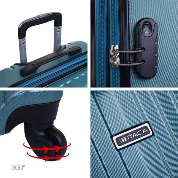 Vagn 70Cm Itaca Sevron Färg Grönblå
