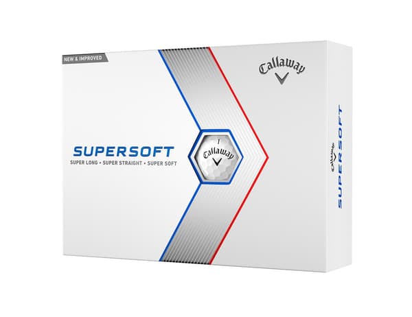 Callaway Golfbollar Supersoft 12 Enheter Vit