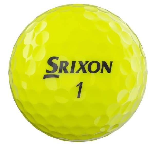 Förpackning med 12 Srixon Q-Star Tour Golfbollar Gula Nytt