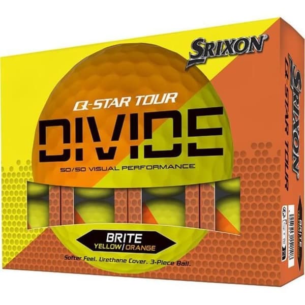 Förpackning med 12 golfbollar Srixon Q-Star Tour DIVIDE Ny