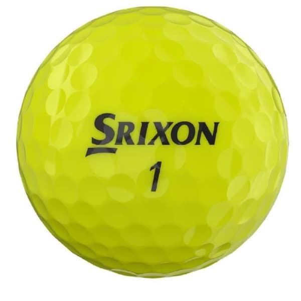 Kartong med 12 Srixon AD333 gula golfbollar Nytt