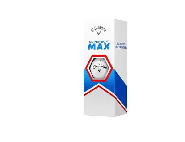 Callaway golfboll - 642976012 - Supersoft Max golfbollar 12B PK (Version 2023, Vit)