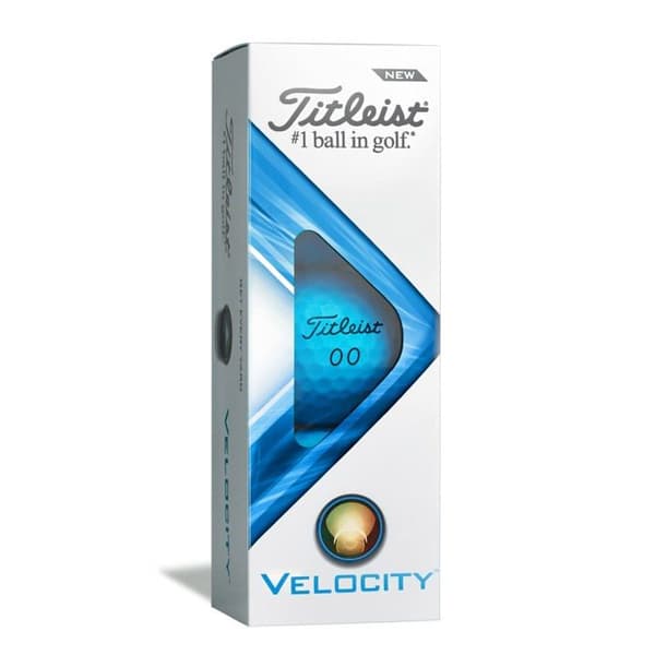 Titleist Golfboll - T4013S - Velocity Matte Blue Golf Balls One Size