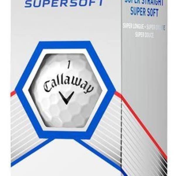 Golfbollar - Callaway - Supersoft - Vita - Unisex - Hög distans