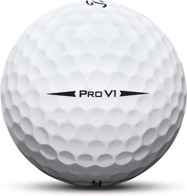 Titleist golfboll - T2025S-BIL - Pro V1 herrbollar, vit, en storlek