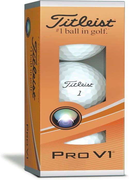 Titleist golfboll - T2025S-BIL - Pro V1 herrbollar, vit, en storlek