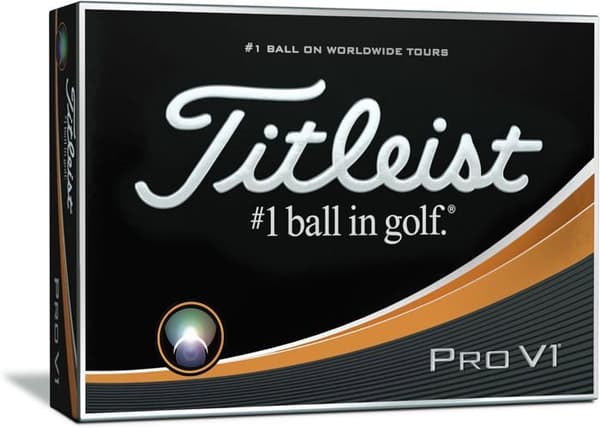 Titleist golfboll - T2025S-BIL - Pro V1 herrbollar, vit, en storlek