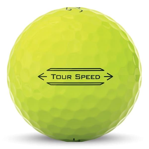 Titleist golfboll - T4152S - Tour Speed Unisex golfboll, gul, en storlek