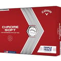 Miniatyrbild 1 av 3: Golfbollar - Callaway - Chrome Soft Triple Track - Vit - Unisex - Maximal avstånd