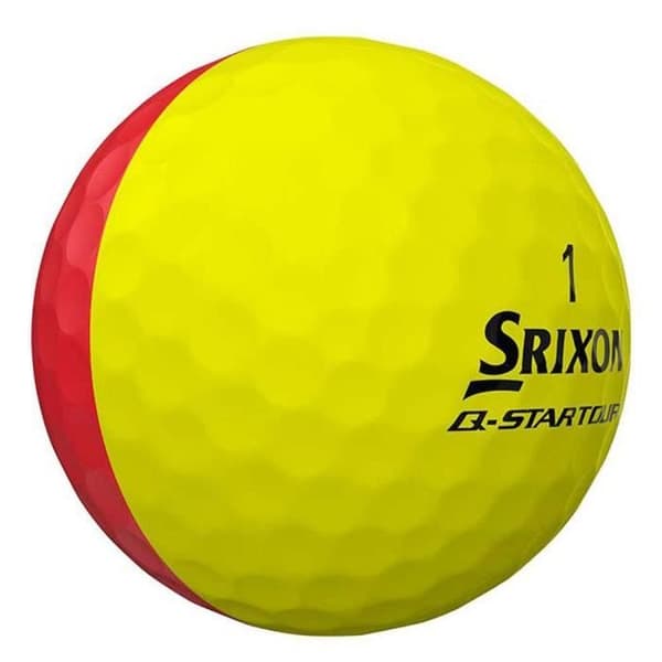 Golfbollar - Srixon - Q-Star Tour DIVIDE - Färg Vit - Unisex - Matt urethanbeläggning