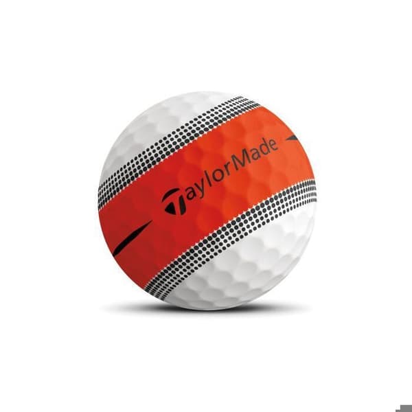 Golfboll - Taylormade - Tour Response Stripe 2024 - Gul - Mixad - x12