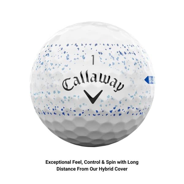 Callaway golfboll - 642836012 - Golf BL CG SUPERSFT 23 BLU Splatter 12B PK