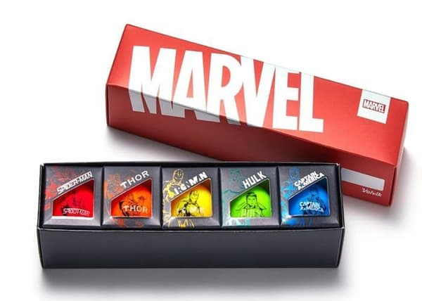 Golfboll Volvik - VV0002440 - Paket med 5 Marvel Vivid-gåvor