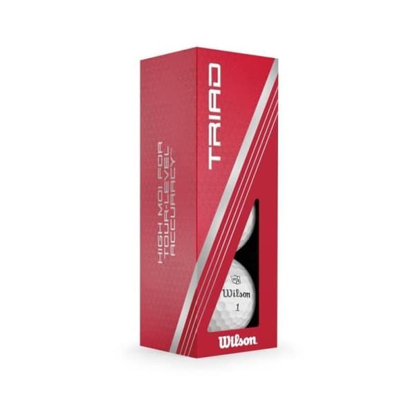 Golfbollar - Wilson - Triad - Färg Vit - Blandat - Optimal prestanda