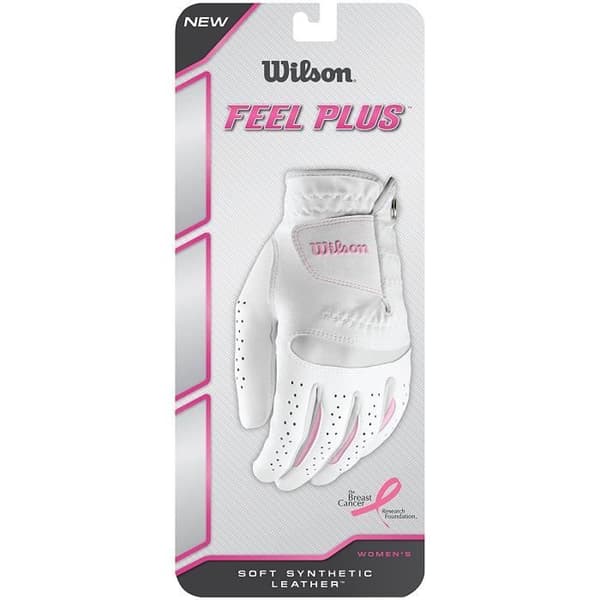 Wilson Golf Wilson WGJA00770M Golfhandske för kvinnor, storlek M, Vänsterhand, MLH, Vit, Feel Plus - WGJA00770MWhiteM