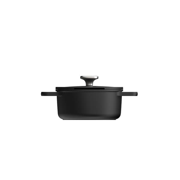 BergHOFF 20 cm vuoka - Phantom-sarja silikonisuojuksilla ja integroidulla siivilivll lasikannella