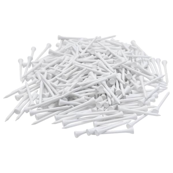 vidaXL golf-tees 1000 stk. 54 mm bambus hvid